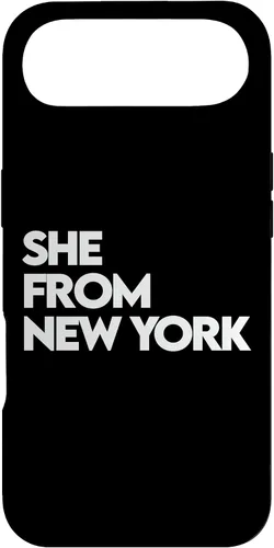 Vista 27 de She from New York Shirt, She's from NY NYC, Bronx, 713 832 Case for iPhone 17