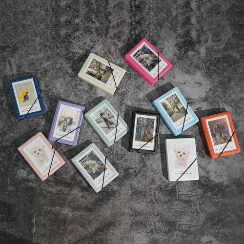 Vista 5 de Mini álbum de fotos Polaroid pequeño de 2x3 para película de cámara de 3 pulgadas Fujifilm Instax Mini 12 11 9 99 8 7+ 40 EVO, HP Sprocket, tarjetas