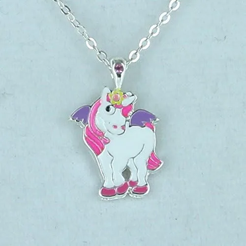Vista 2 de Unicorn de collar y caja de regalo Set