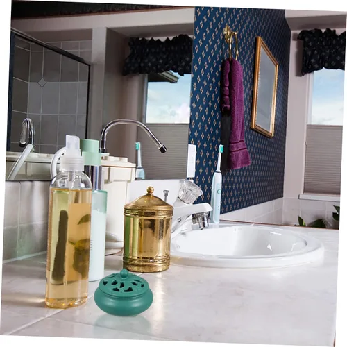 Vista 7 de Artibetter Cerámica Decoración Carbón Incienso Quemador Carbón Titular Cono Cerámica Incienso Tazón Cerámico