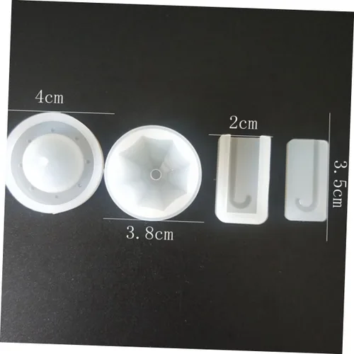Vista 9 de EXCEART Moldes de silicona para manualidades, moldes epoxi para artesanías flexibles y decoración de escritorio
