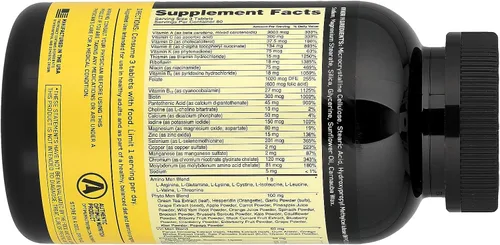Vista 2 de Optimum Nutrition Opti-Men Suplemento multivitamínico diario, 240
