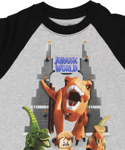 Vista 3 de LEGO Jurassic World - Camiseta de manga larga para niños