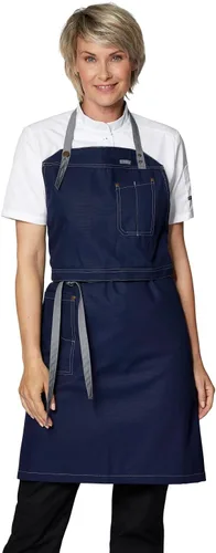 Vista 6 de Delantal de chef profesional para hombres con correa ajustable