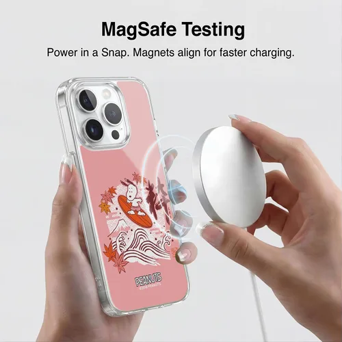 Vista 287 de Carcasa de gel para iPhone 7 Plus/iPhone 8 Plus, diseño de Snoopy Oriental de Peanuts, Badges
