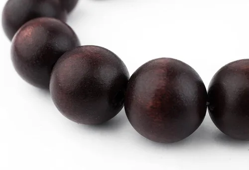 Vista 173 de TheBeadChest: cuentas de madera redondas naturales de 0.315 pulgadas, cuentas de madera sueltas espaciadoras para fabricar joyas, 4 tamaños
