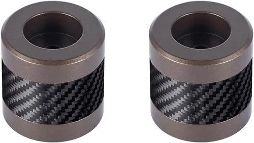 Vista 17 de Advanblack ProTek - Deslizadores de barra de choque Harley mecanizada de 1.25 pulgadas, rueda decorativa giratoria para protector de motor delantero