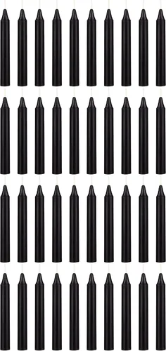 Vista 48 de Mega Candles Mini vela de hechizo con carillón cónico, 20 unidades, 4 x 1/2 Surtido