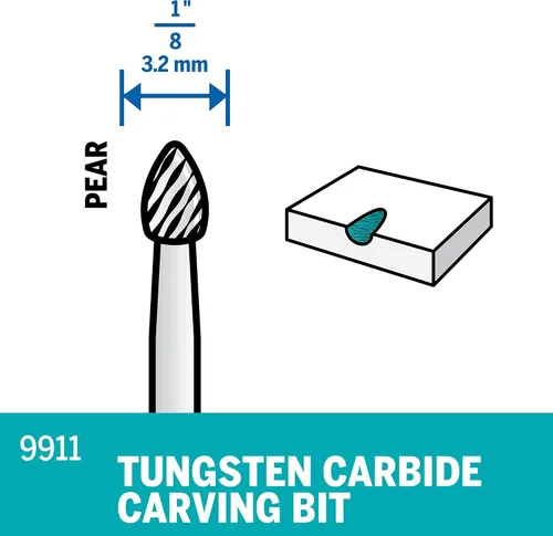 Vista 12 de Dremel Cortador de carburo de tungsteno 9901