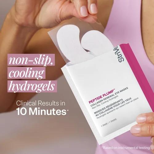 Vista 3 de StriVectin Peptide Plump Collagen Renewal Smoothing Eye Masks