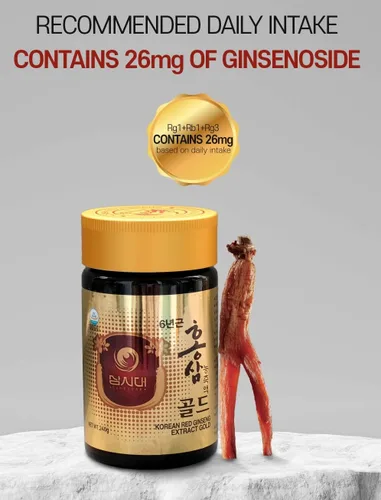 Vista 9 de SAMSIDAE Extracto de ginseng rojo coreano de oro 8.47 oz 6 años (13 mg/g), extracto de ginseng rojo 100% coreano - Aumenta la inmunidad y promueve