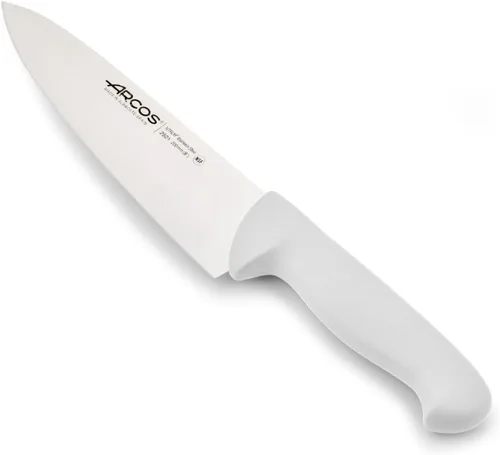 Vista 9 de Arcos Cuchillo de chef de acero inoxidable nitrum de 6 pulgadas y hoja de 5.906 in. Cuchillo de cocina profesional multiusos. Mango ergonómico