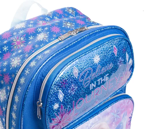 Vista 3 de Mochila grande Frozen - Caballo mágico, Azul