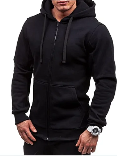 Vista 2 de Sweatshirts for Men 2023 Fashion Cool Clothing Long Sleeve Outfits Winter Sweatshirts Hooded Jacket Cozy Fall Hoodie for Men