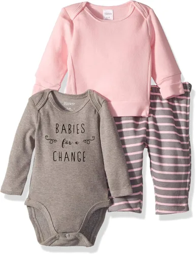 Vista 4 de Hanes Baby Boys Ultimate Baby Zippin Fleece Pant con manga larga y sudadera Grey Fun.