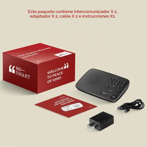 Vista 7 de Hosmart UltraSpeak Intercomunicadores inalámbricos para el hogar, 2024 Intercomunicador bidireccional en tiempo real, sistema de intercomunicación