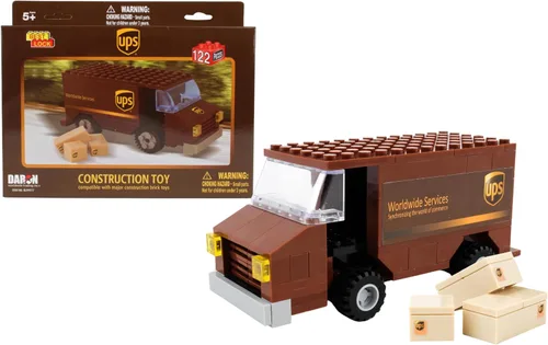 Vista 7 de Tractor con 2 remolques Daron UPS Die Cast