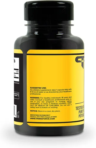 Vista 3 de Primaforce 5-HTP (100 mg) 120 cápsulas, 5-hidroxitriptófano