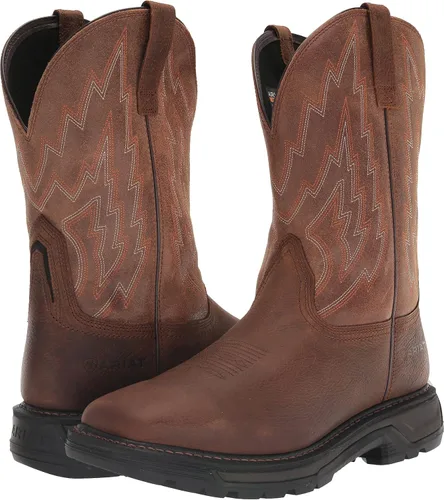Vista 17 de Ariat Botas de trabajo con punta compuesta Big Rig Western para hombre
