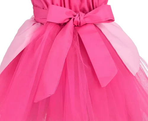 Vista 5 de Lito Angels Disfraz de princesa de verano para niñas pequeñas con accesorios