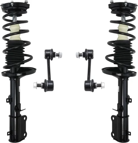 Vista 29 de Detroit Axle - Kit de 4 piezas de puntales delanteros para Toyota Highlander 2001 2002 2003, enlaces de barra antivuelco estabilizadores y puntales