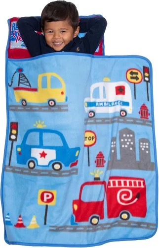 Vista 9 de Baby Boom Kids Nap Mat Set – Includes Pillow and Fleece Blanket