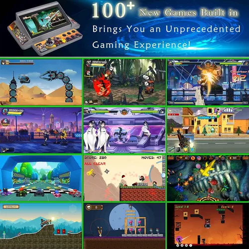 Vista 2 de 7 máquina de juego de Android de la pulgada consola retro de la arcada del ordenador portátil