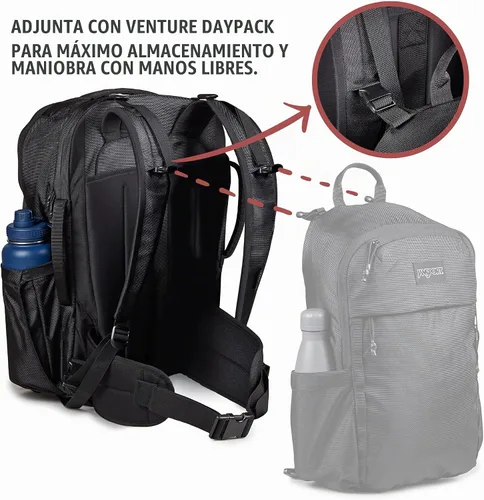 Vista 8 de JanSport Sistema Venture Pack, Negro