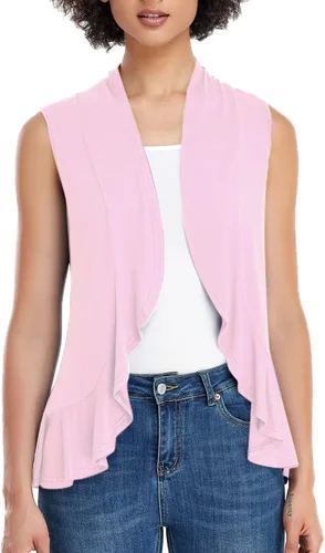 Vista 13 de Xeoxarel - Chaleco sin mangas de mujer con parte delantera abierta (S-3XL)