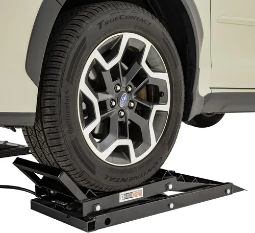 Vista 4 de Black Widow Rampas para coche para cambio de aceite, 3,000 lb GAWR, hidráulicas, 6 "- 15.5" Para acceso a la parte inferior de la carrocería