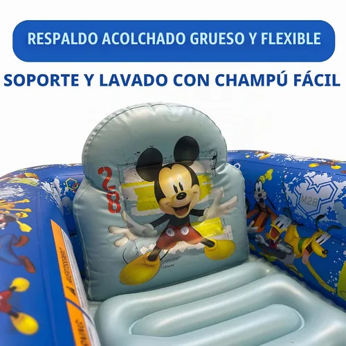 Vista 2 de Disney Mickey Mouse Go for It Bañera Inflable - Bañera para Bebé