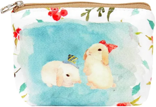 Vista 44 de Monedero de moda para mujer y niña, cartera con bolsillo para llaves, bolsa de cambio, lindo portamonedas Baby Pandas