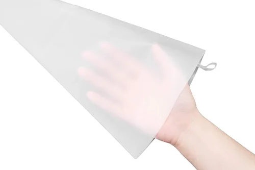 Vista 6 de Pastry Tek - Juego de 4 bolsas de glaseado reutilizables, duraderas, juego de bolsas de repostería de silicona blanca, anti estallido, para decorar