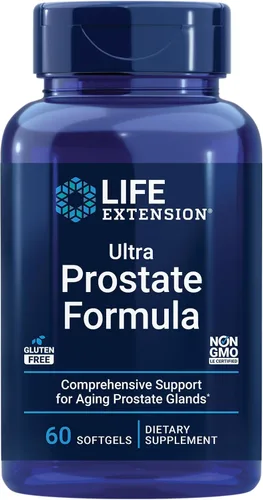 Vista 5 de Life Extension Super Ubiquinol CoQ10 con PQQ, CoQ10, PQQ y fórmula de próstata Ultra, palma enana americana para hombres, pygeum