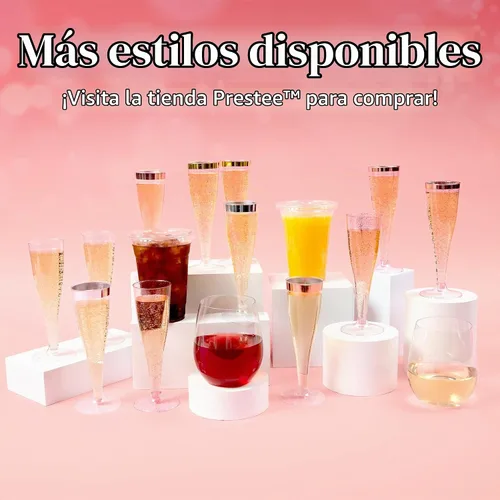 Vista 9 de Prestee 100 tazas de café helado desechables transparentes con tapas, 16 onzas, vasos de plástico con tapas sin pajilla, taza duradera