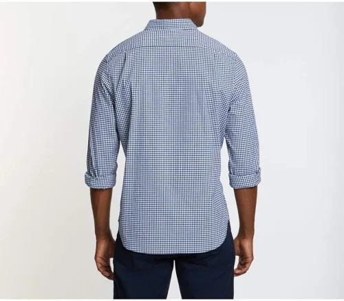 Vista 3 de Nautica - Camisa clásica para hombre manga larga con botones y elástica