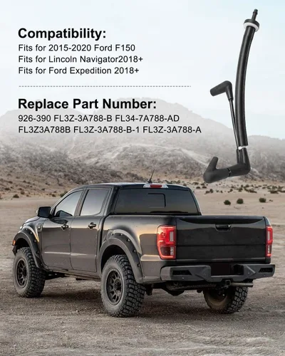 Vista 2 de Ensamblaje de Válvula de Retención de Línea de Vacío de Buje de Bloqueo Automático FL3Z-3A788-B Compatible con Determinados Modelos Ford/Lincoln