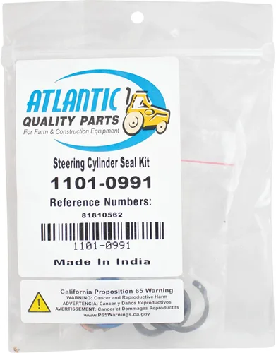 Vista 3 de Complete Tractor Kit de sellos de cilindro de dirección 1101-0991 compatible con/repuesto para Ford/Holland 2000 Series 3 Cyl 65-74, 2031, 2131