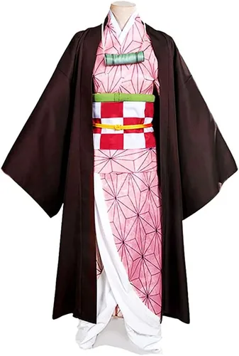 Vista 2 de Kamado - Disfraz de kimono con ropa de pelo y bambú