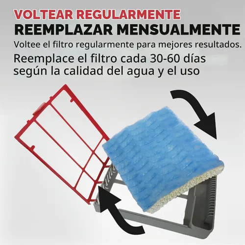 Vista 5 de Honeywell HFT600PF1 Filtro de Mecha de Repuesto T, 1 paquete, Blanco