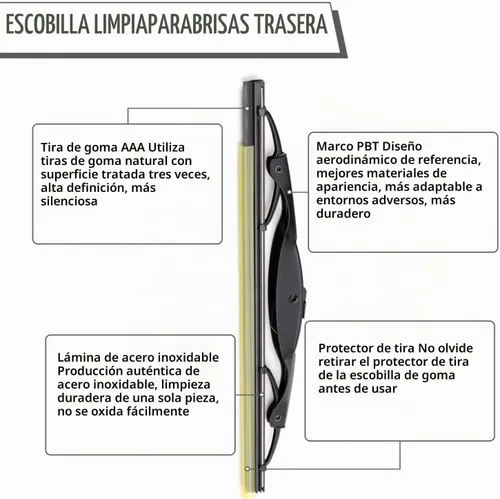 Vista 5 de Limpiaparabrisas trasero para Chevrolet Chevy Trax Buick Encore 2015
