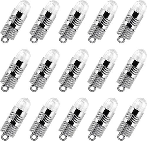 Vista 11 de 30 luces LED de fiesta con pilas, iluminación de temporada para globos, linternas de papel, impermeables, color blanco cálido