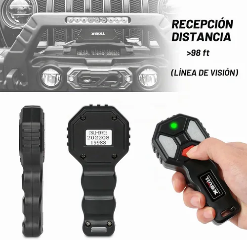 Vista 5 de X-BULL Nuevo Kit de Control Remoto Inalámbrico 2 con Interruptor de Mano para Coche, ATV, SUV, 12V