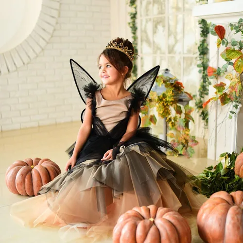 Vista 6 de QUCH Fairy Wings for Adults Fairy Costume for Women Butterfly Wings Fairy Accessories for Women Halloween Dress Up Party