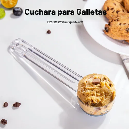 Vista 8 de Juego de Cuchara de Galletas 1 Cucharada, Tamaño #60 Cuchara de Masa de Galletas para Hornear, Cuchara de Helado de 15 ml/0.5 oz, Cuchara