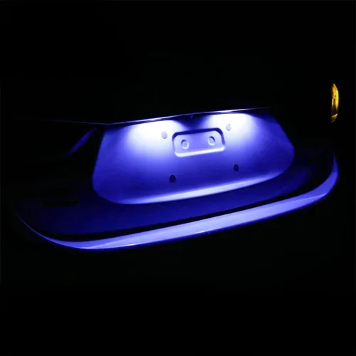Vista 7 de 2 piezas de luz LED para matrícula, lámpara de matrícula impermeable de 12V/24V con 6-SMD, luz trasera para la mayoría de los coches, camiones
