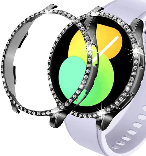 Vista 75 de DEALELE Paquete de 1 + 3 fundas compatibles con Samsung Galaxy Watch 7 Ultra (1.772 pulgadas), funda protectora de policarbonato transparente