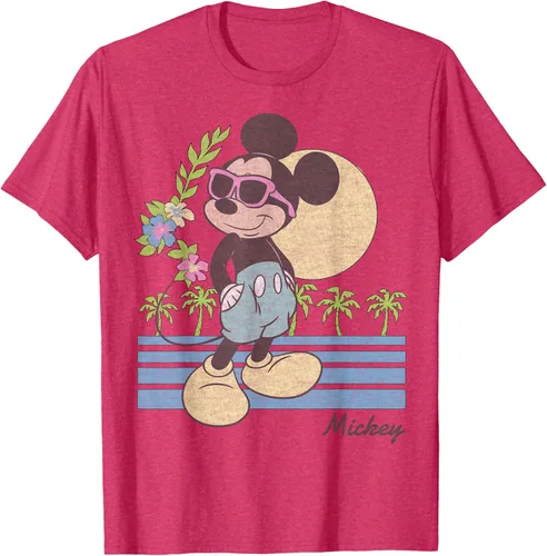 Vista 29 de Disney Mickey and Friends Mickey Retro Beach Camiseta S Gris Oscuro
