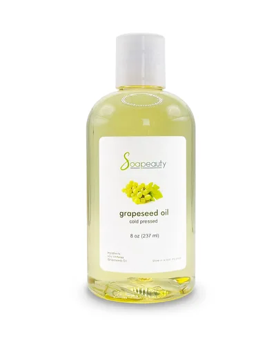 Vista 12 de Aceite de uva prensado en frío sin refinar 100% natural disponible a granel Portador para aceites esenciales, cara, piel, crema hidratante