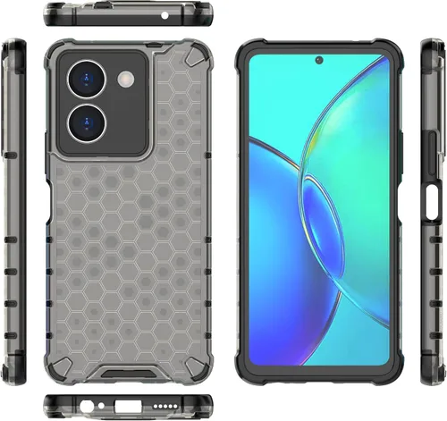 Vista 9 de Funda compatible con Nothing Phone 2, compatible con Nothing Phone (2) / Dos fundas 2 en 1 para teléfono, color negro